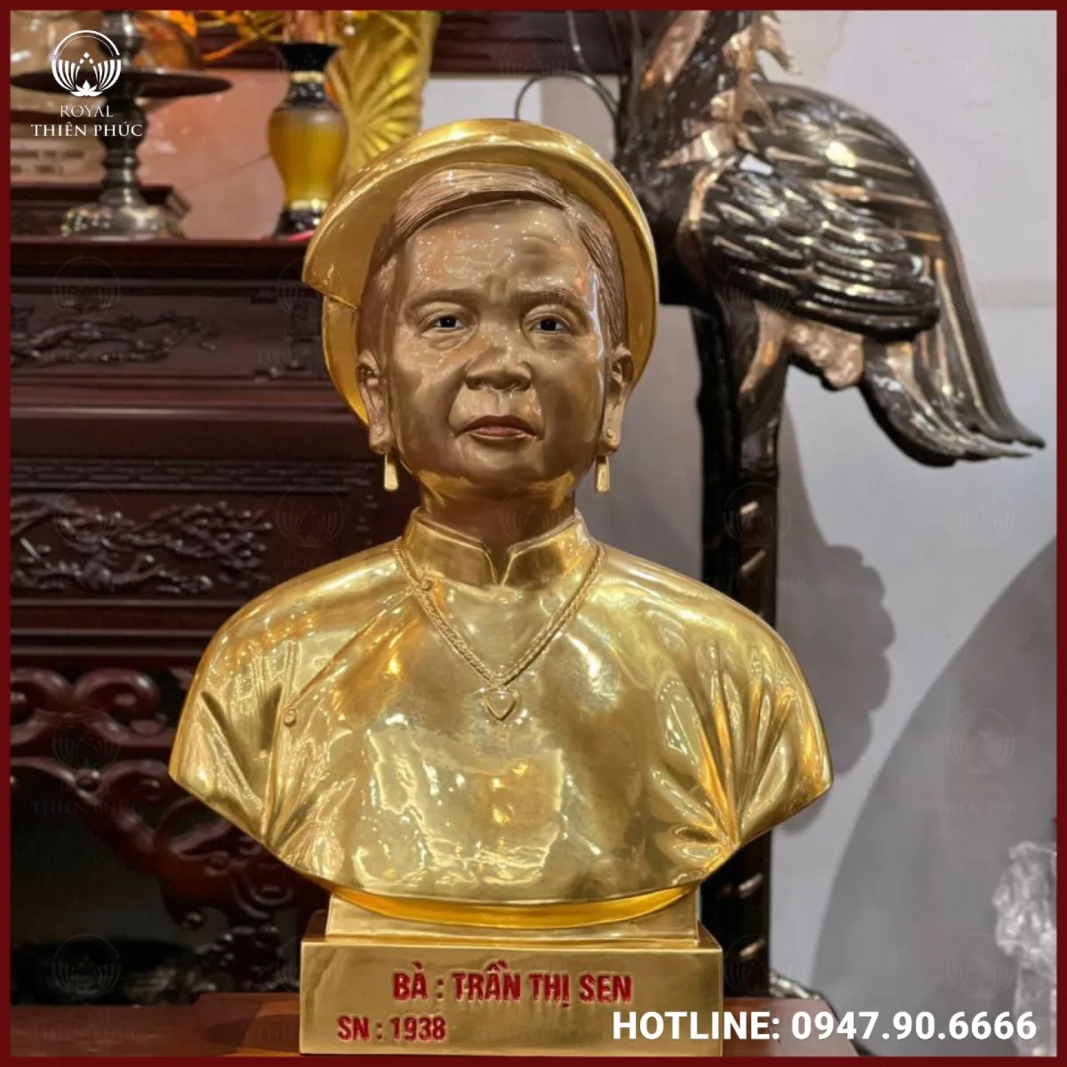 Đúc tượng truyền thần bằng đồng tinh xảo
