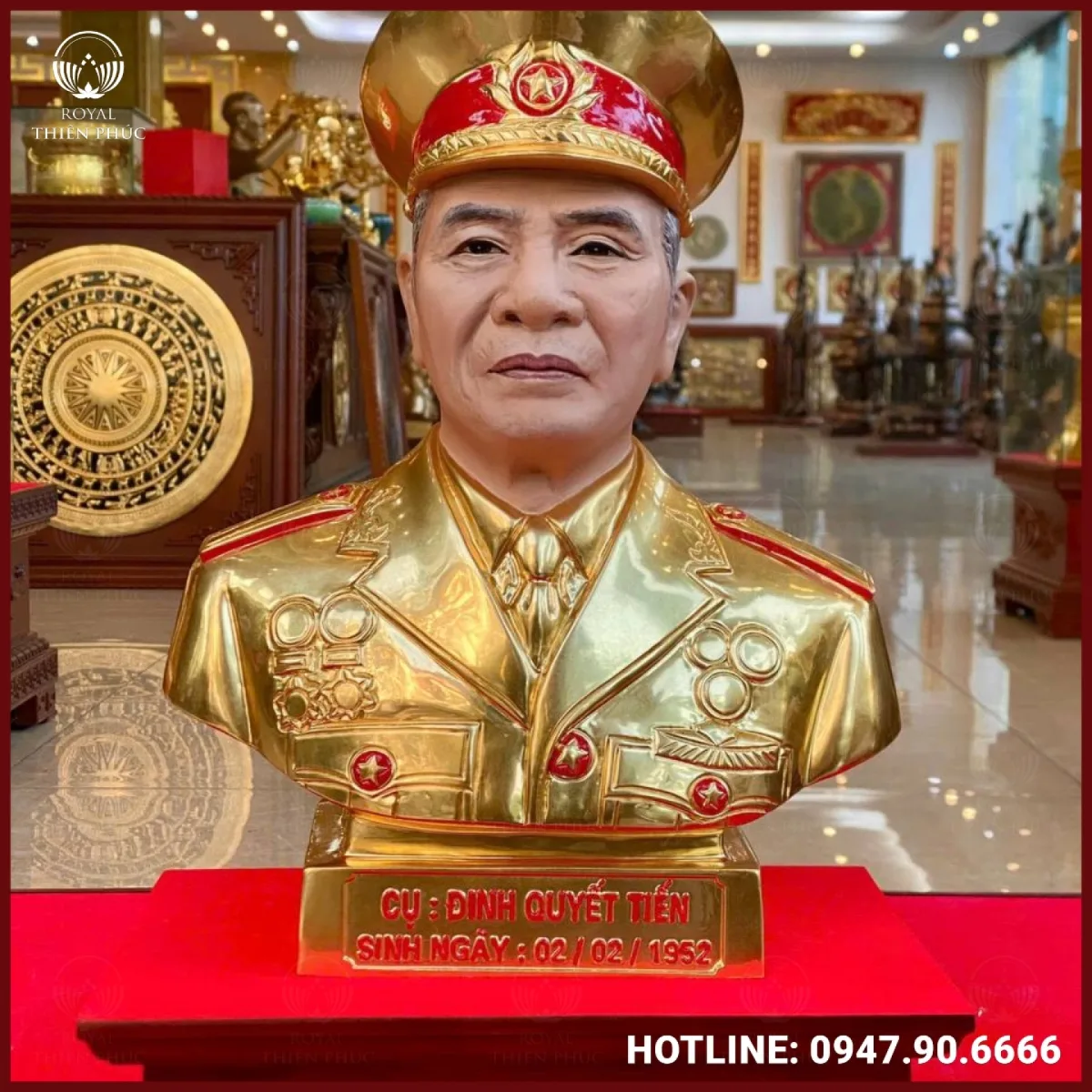 Tượng truyền thần chân dung bằng đồng tinh xảo