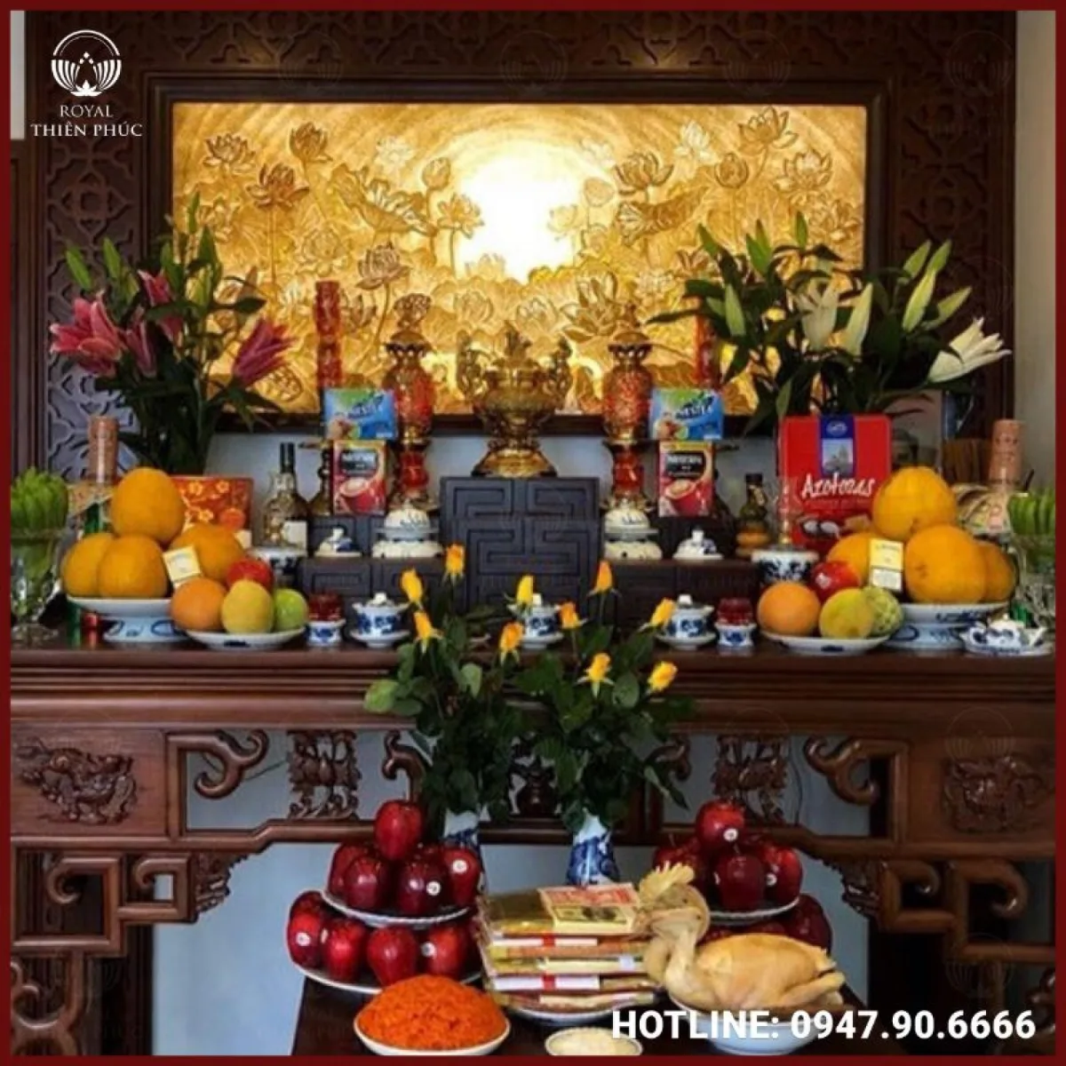 hững lưu ý khi cắm hoa ly trên bàn thờ gia tiên