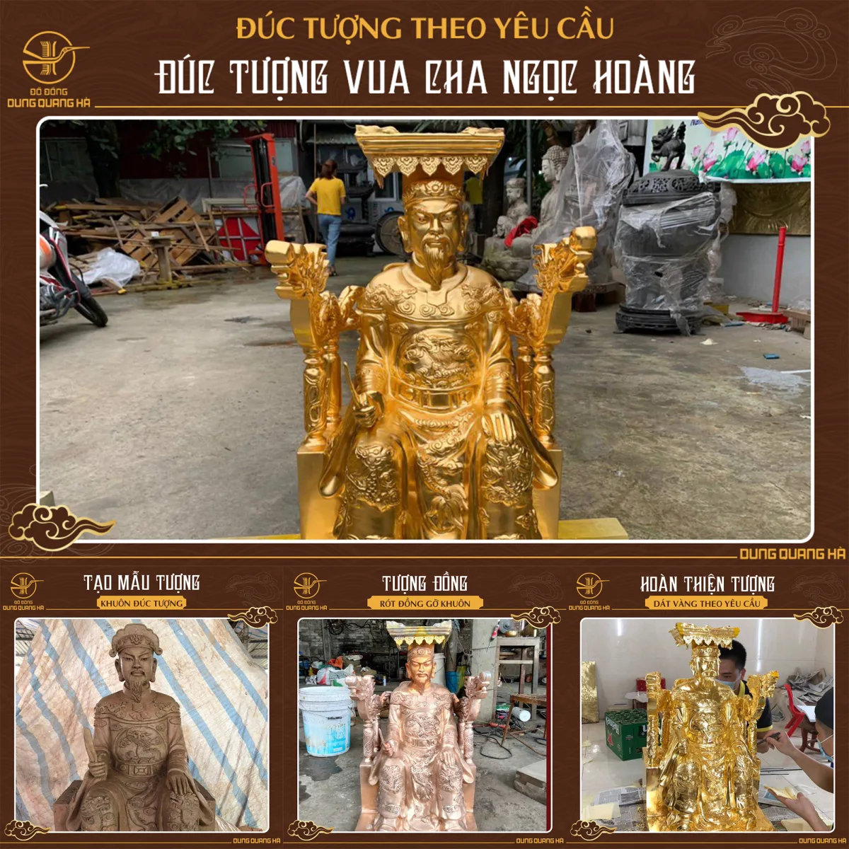 Tượng đồng Bác Hồ chuẩn thần thái – Lưu giữ giá trị hàng trăm năm
