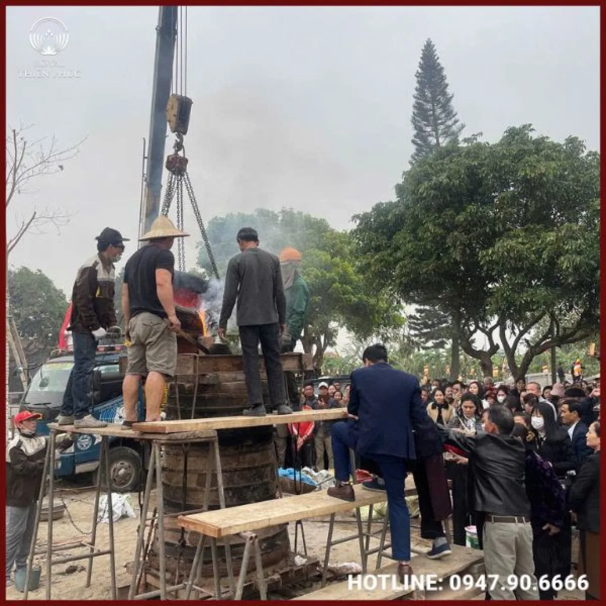 Dịch vụ đúc chuông đồng truyền thống –Lưu giữ thanh âm linh thiêng qua thời gian