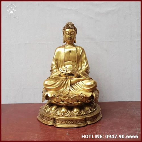 Tượng Đức Phật A Di Đà ngồi thiền nặng 3kg