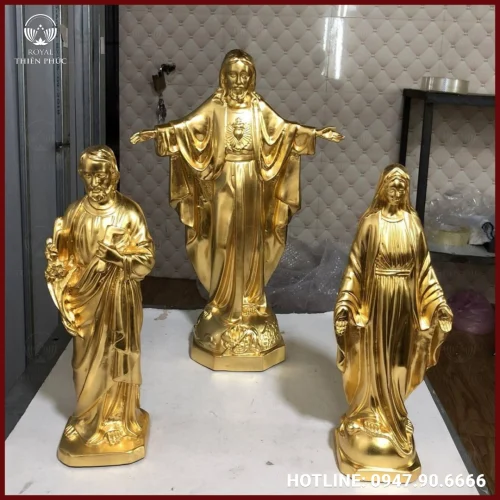 Bộ tượng Công Giáo bằng đồng cao cấp