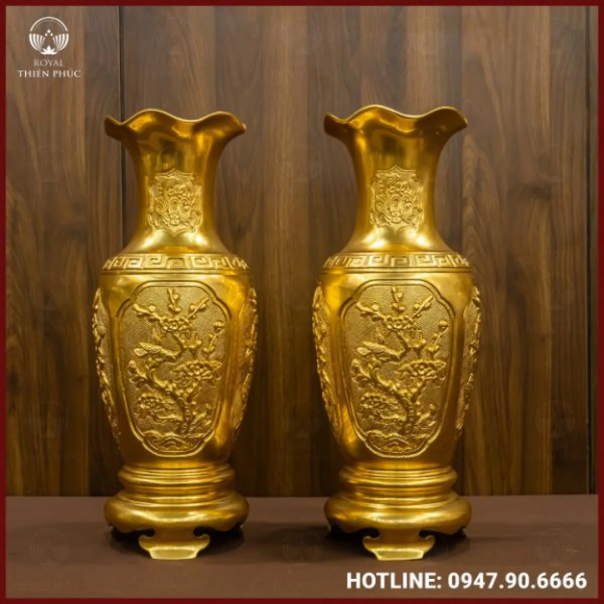 Chất liệu lọ hoa bằng đồng