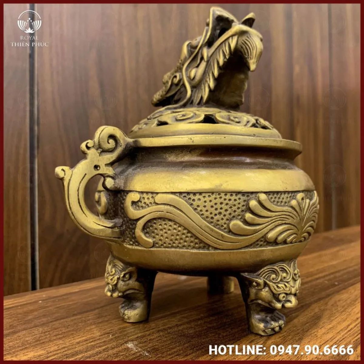 Cách sử dụng lư đồng đốt trầm