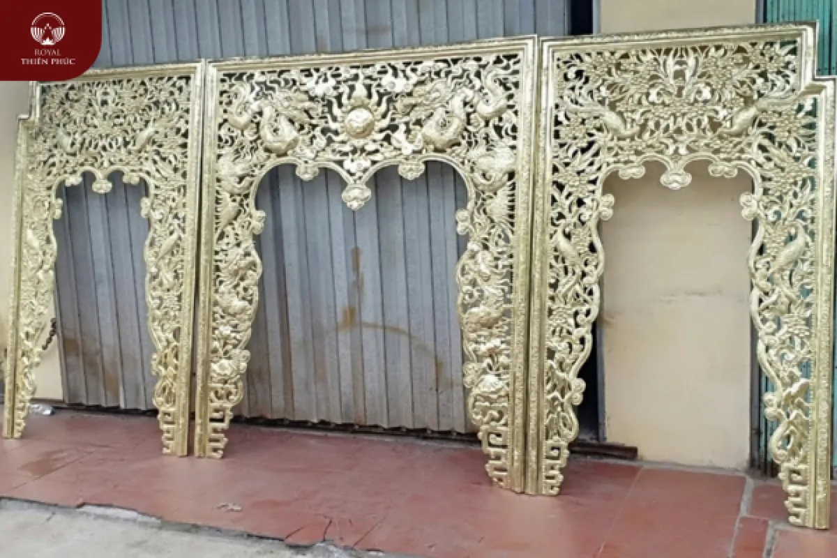 Cửa võng bằng đồng chế tác theo yêu cầu
