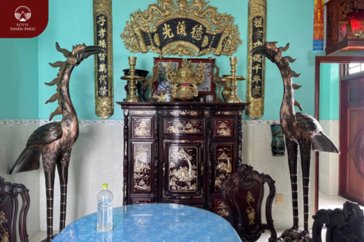 Bàn giao đôi hạc 2m2 tại Bình Thạnh - Hồ Chí Minh