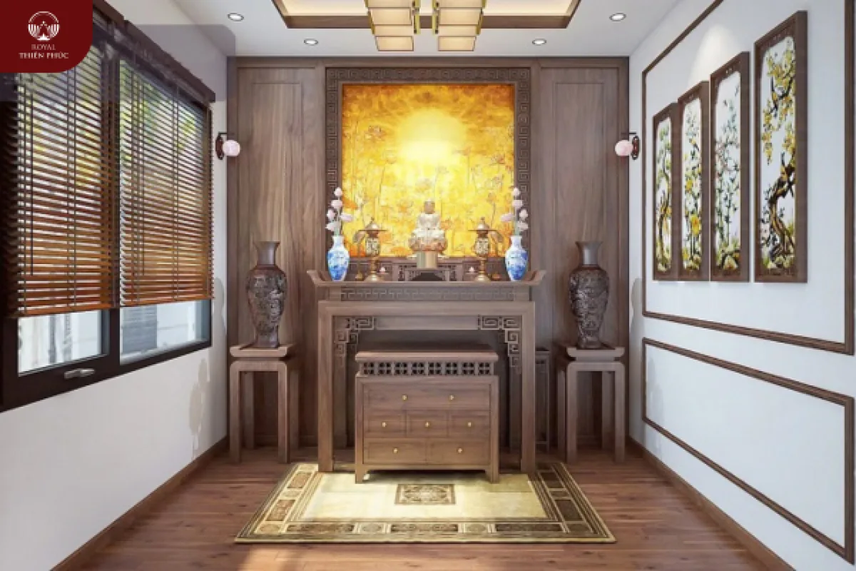 Nội thất phòng thờ đẹp - mẫu 7