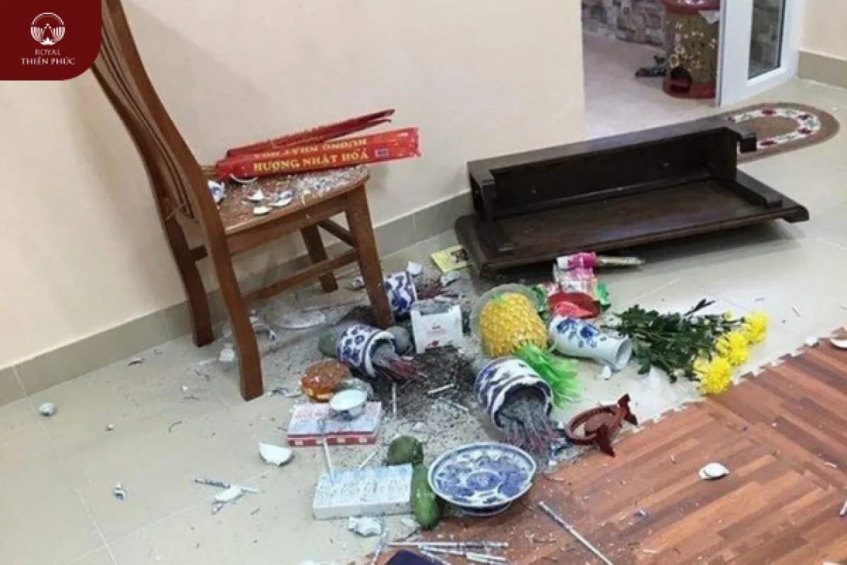 Những nguyên nhân khiến bàn thờ bị sập