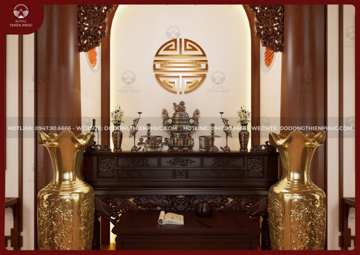 Những vật phẩm thờ cúng trên bàn thờ