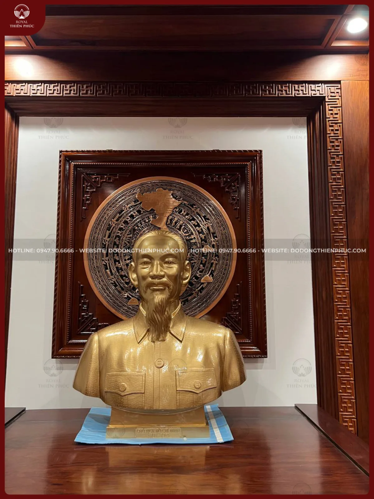 Tượng Bác, Tranh mặt trống đồng