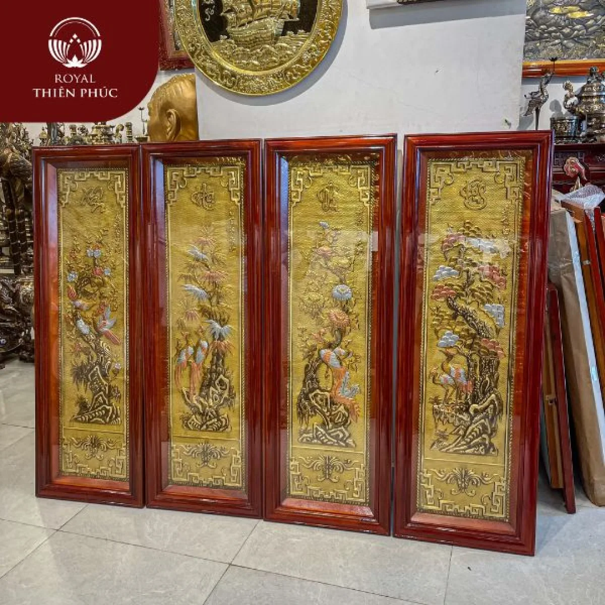 Bộ Tranh Tùng Cúc Trúc Mai Có Ý Nghĩa Gì Trong Phong Thủy ?