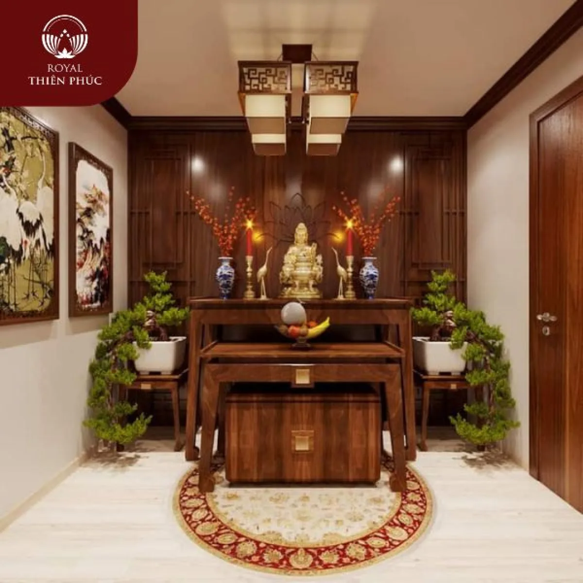 Top Mẫu Phòng Thờ Đẹp Phù Hợp Với Mọi Nhà