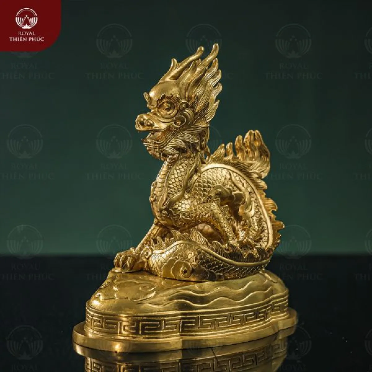 tượng rồng bằng đồng