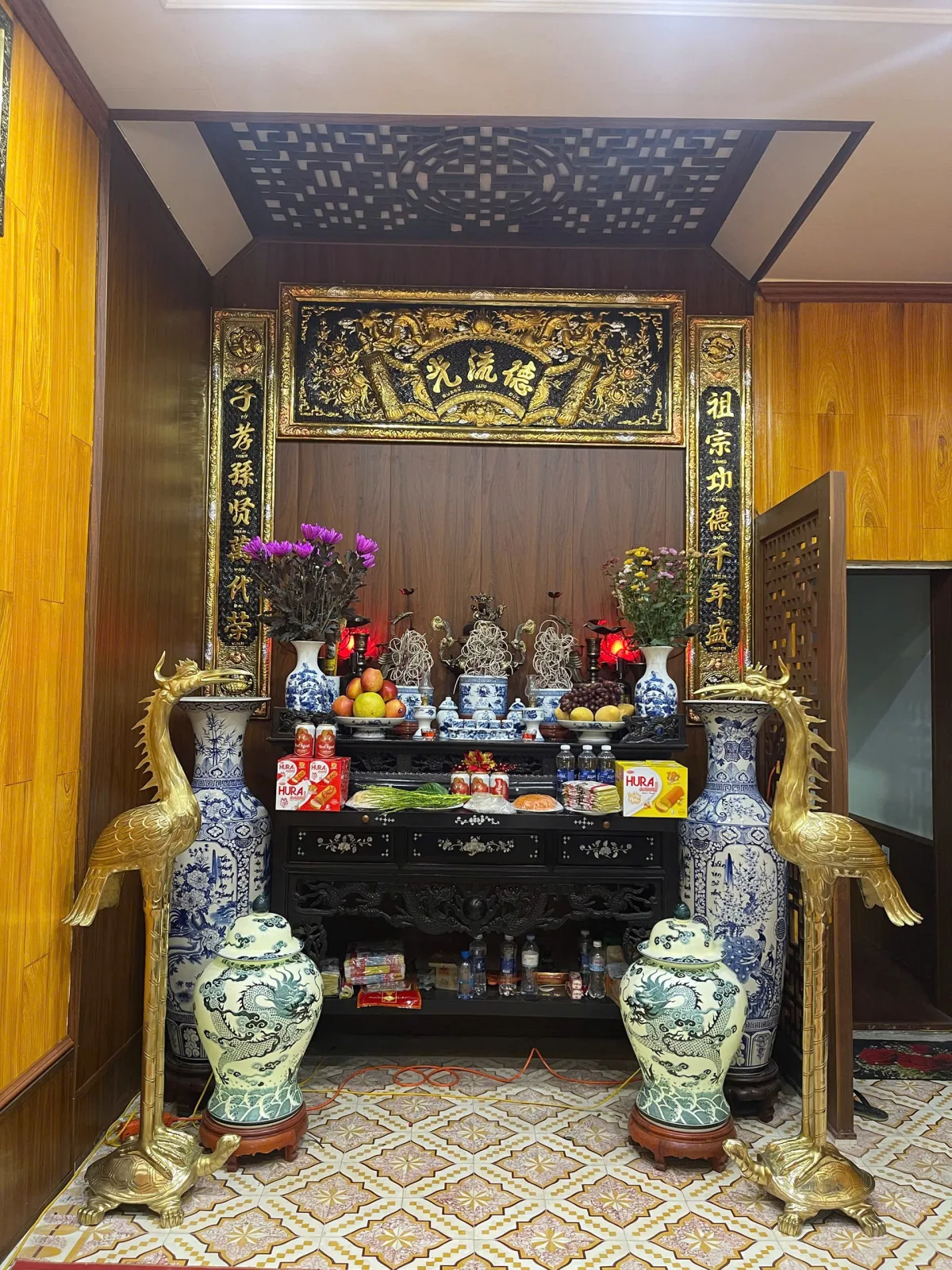 Đồ Đồng Thiên Phúc Bàn Giao Thành Công 2 Đôi Hạc Đồng Cho Khách Hàng Tại Thái Nguyên