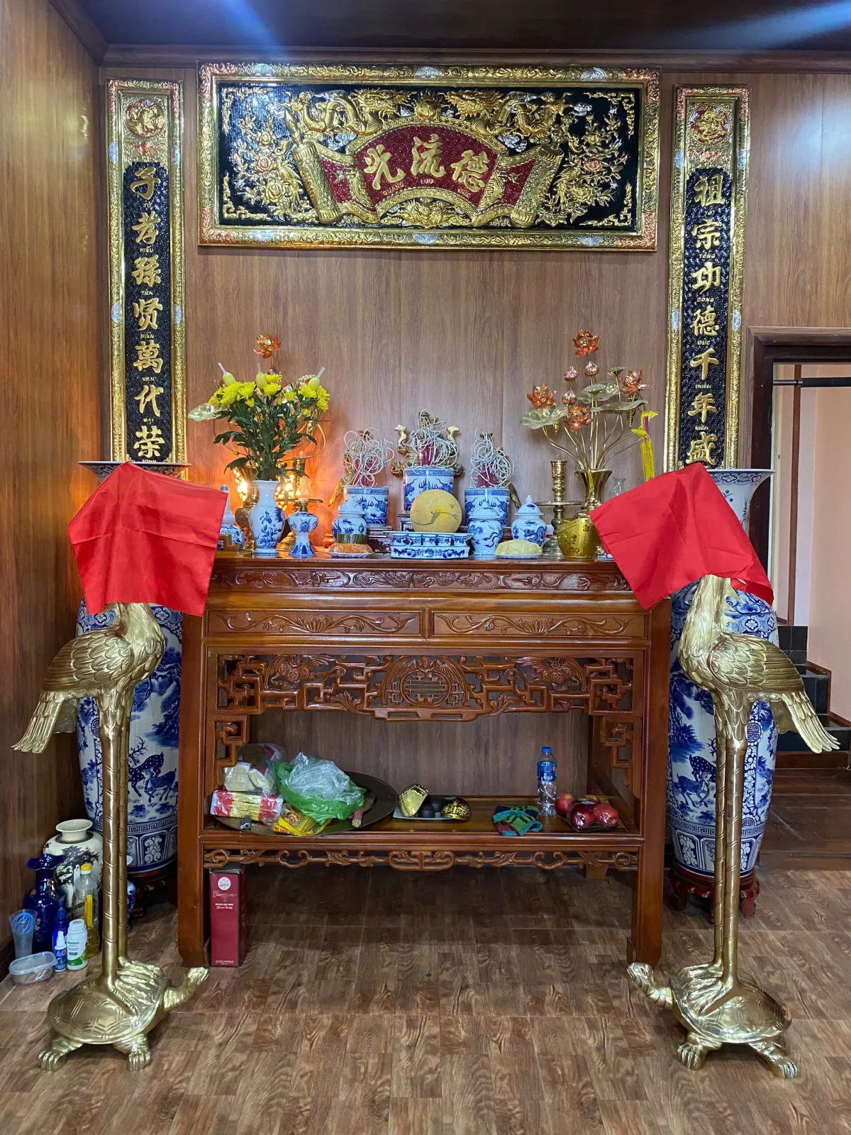 Đồ Đồng Thiên Phúc Bàn Giao Thành Công 2 Đôi Hạc Đồng Cho Khách Hàng Tại Thái Nguyên