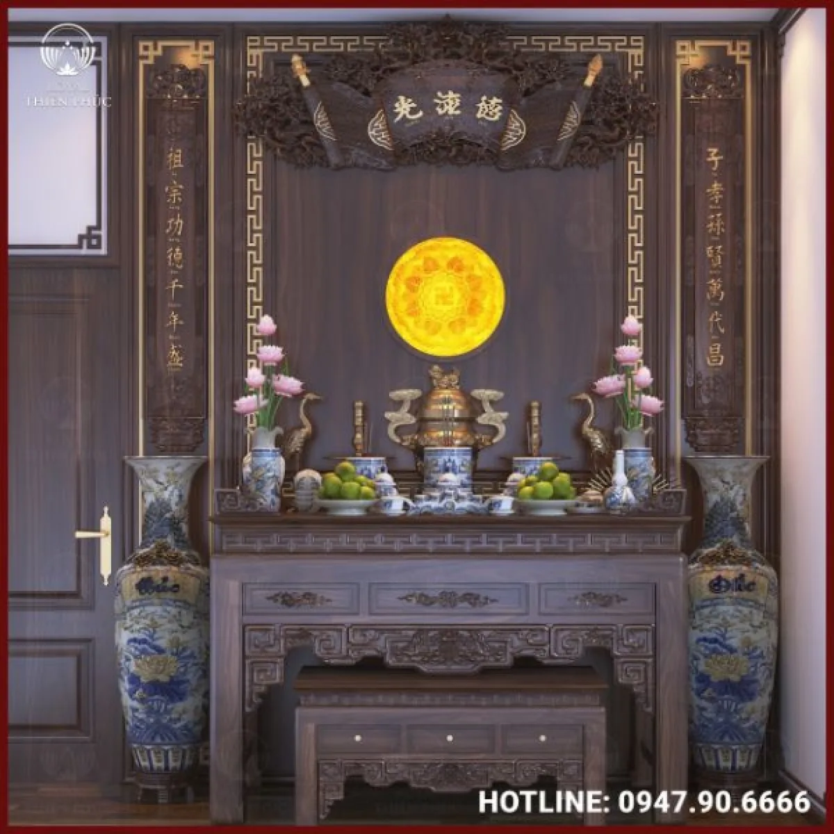 Lợi ích khách hàng nhận được khi lựa chọn dịch vụ thiết kế phòng thờ tại đồ đồng Thiên Phúc