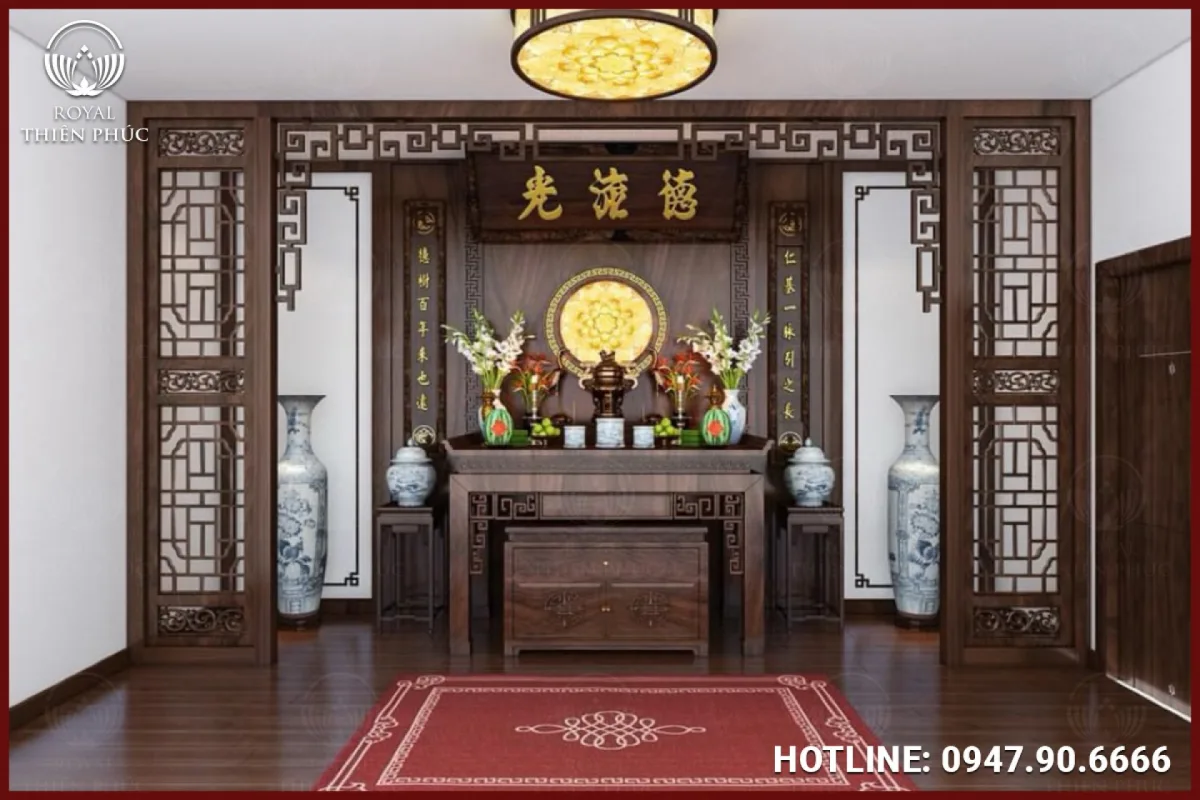 Bản thiết kế phòng thờ - Mẫu 3