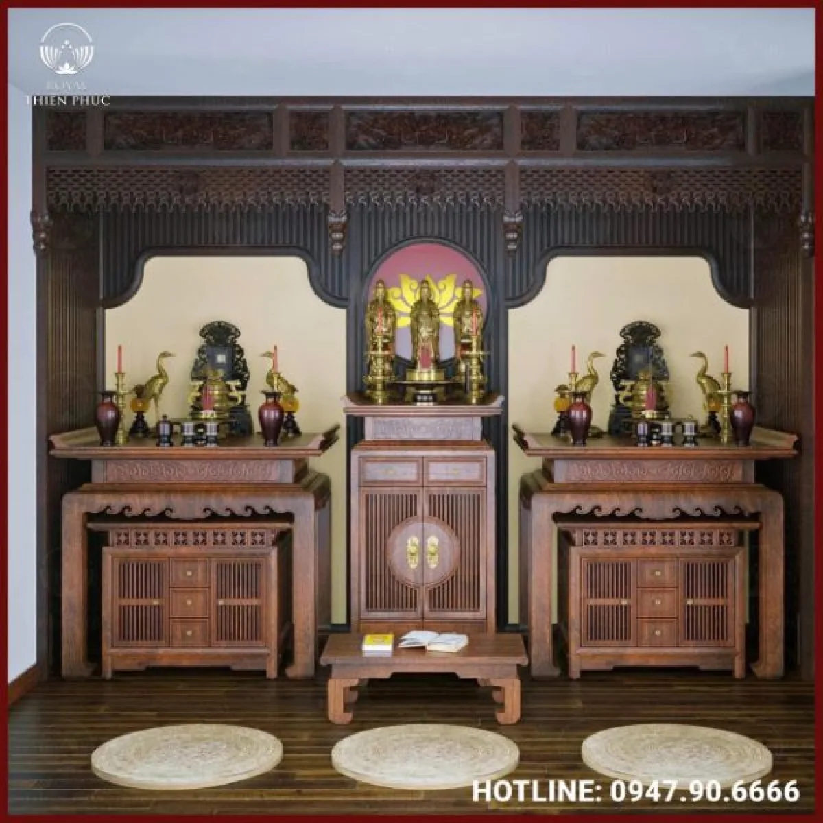 Bản thiết kế phòng thờ - Mẫu 9