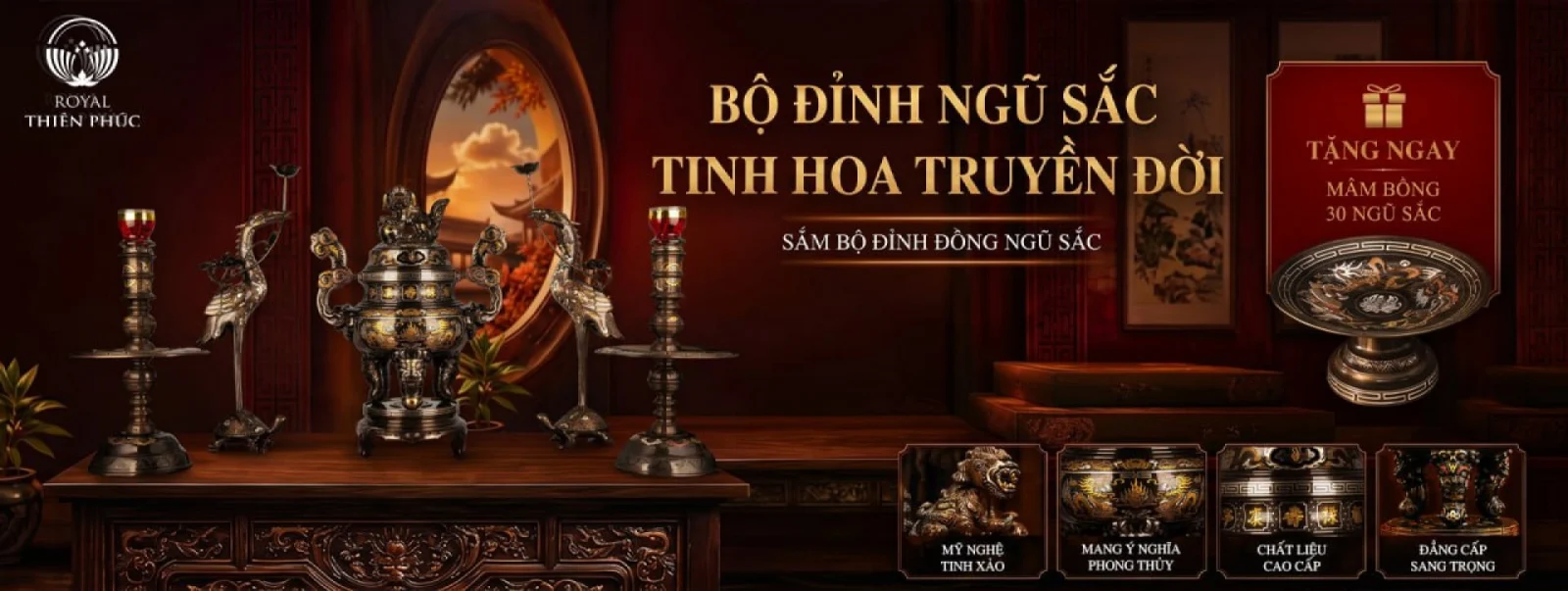 Bộ đỉnh ngũ sắc