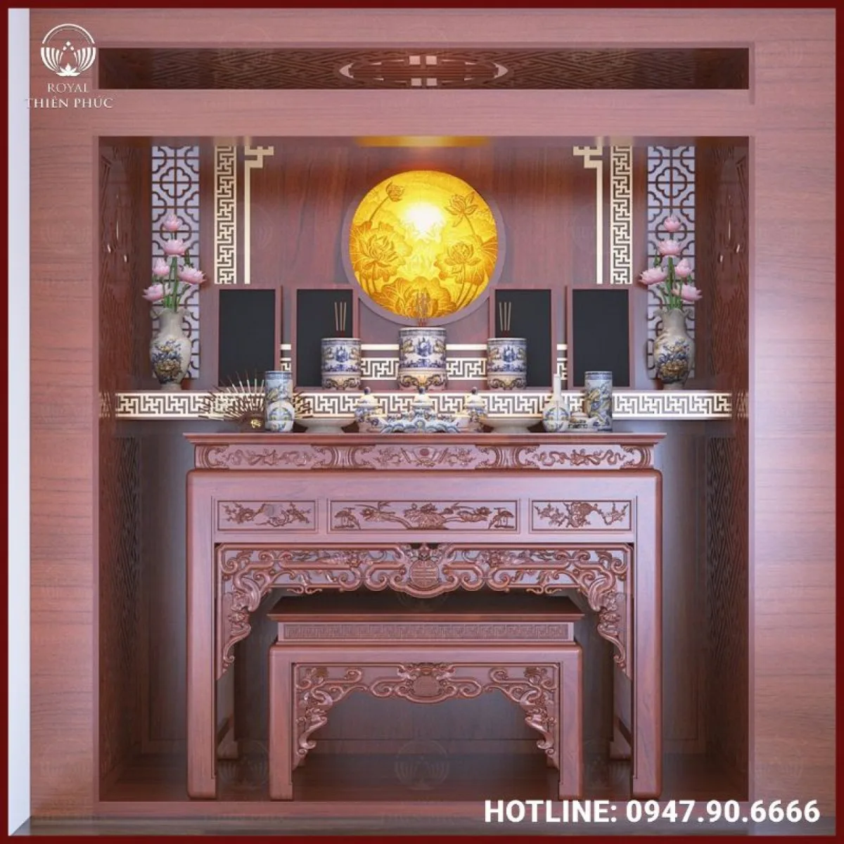 Hướng tốt đặt bàn thờ gia tiên