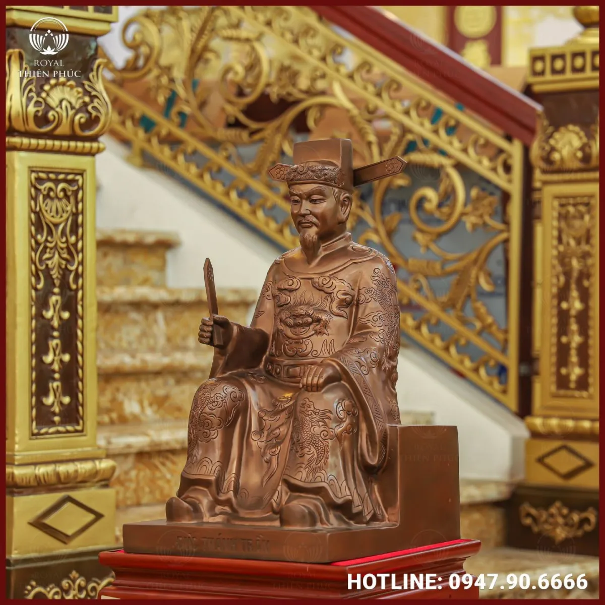 Ý nghĩa tượng Đức Thánh Trần đồng đỏ hun