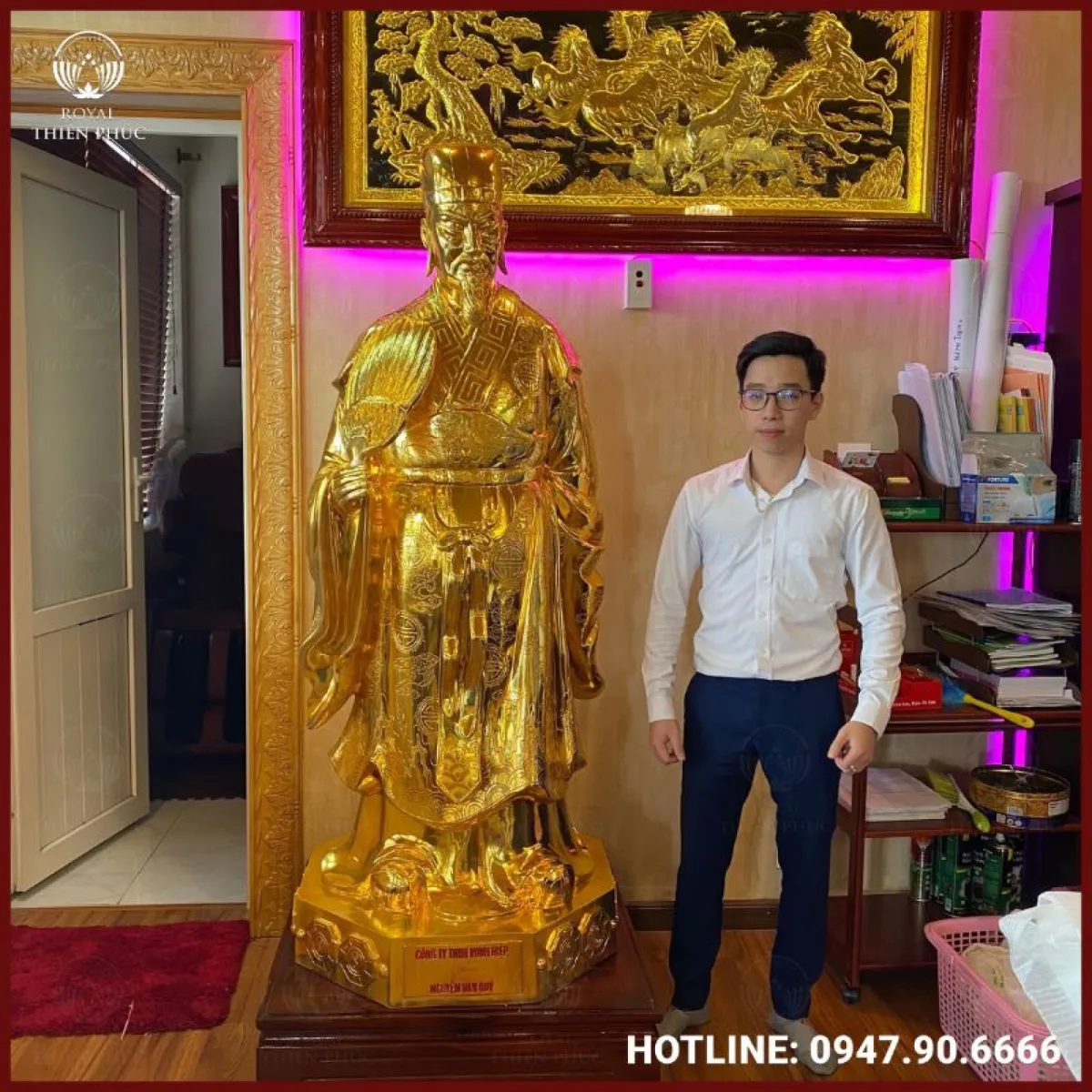 Báo giá tượng Khổng Minh bằng đồng