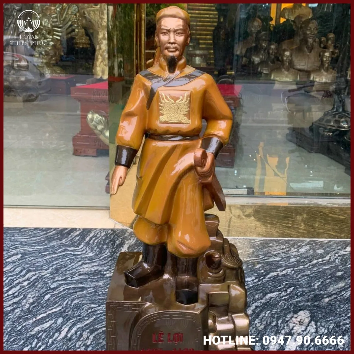 Tượng Lê Lợi bằng đồng