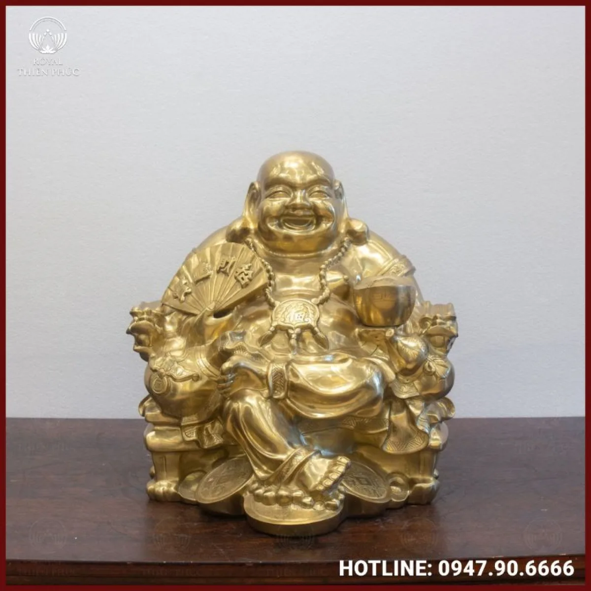 Cách bày trí tượng Phật Di Lặc bằng đồng chuẩn 
